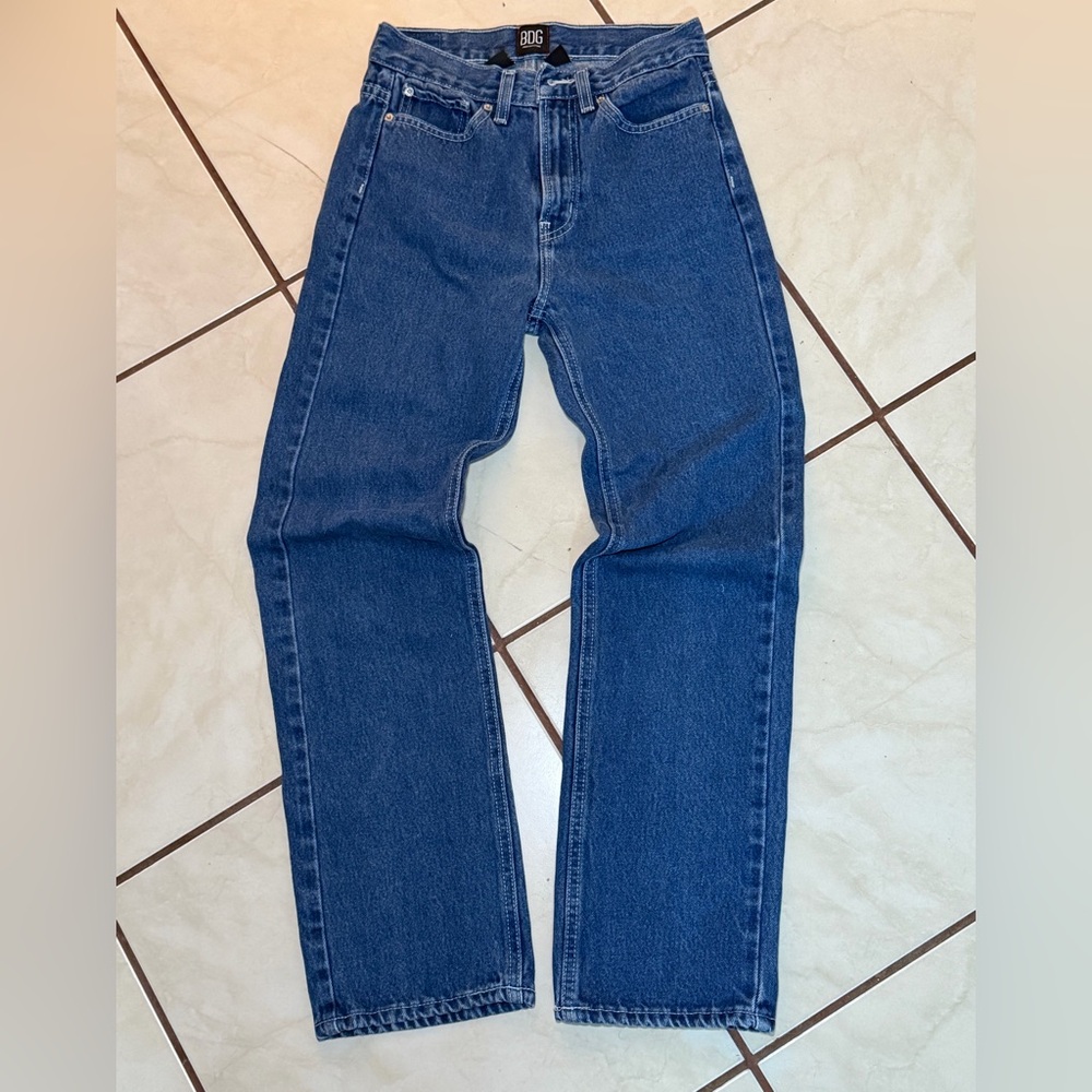 BDG Women's Classic Blue Straight Jeans